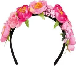 Haarband Met Roze Bloemen Lotus