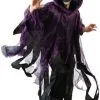 Halloween Cape Stroken Paars