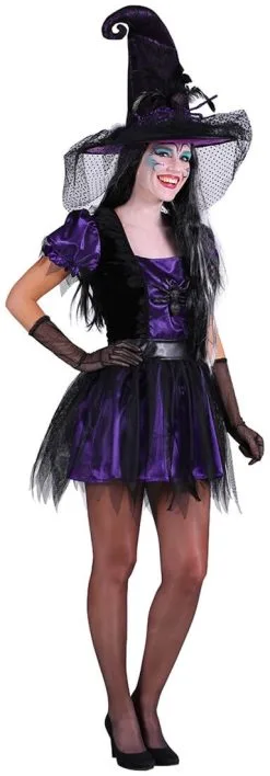 Halloween Damesjurk Heks Spider