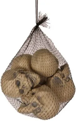 Halloween Decoratie Doodshoofden Skulls 8cm - 6st