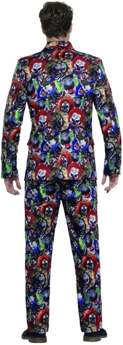 Halloween Herenkostuum Evil Clown -Kostuum Winkel halloween herenkostuum evil clown achterkant