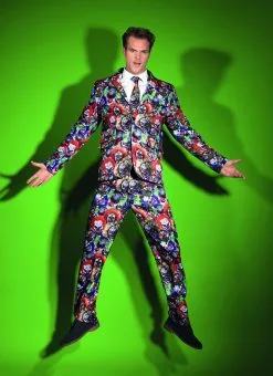 Halloween Herenkostuum Evil Clown -Kostuum Winkel halloween herenkostuum evil clown sfeerbeeld