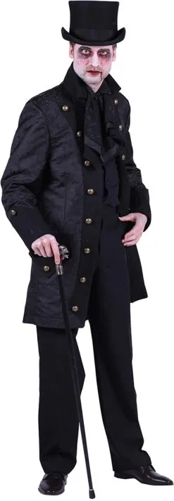 Halloween Jas Dark Ages Zwart Voor Heren