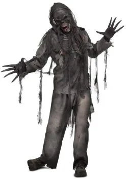 Halloween Kostuum Burned Zombie (5dlg)