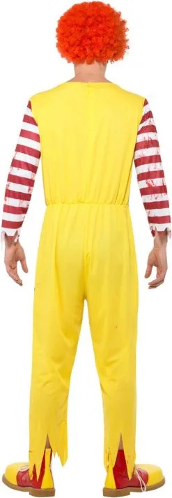 Halloween Kostuum Killer Clown Ronald -Kostuum Winkel halloween kostuum killer clown ronald achterkant