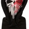 Halloween Masker Bloody Skull Met Kap