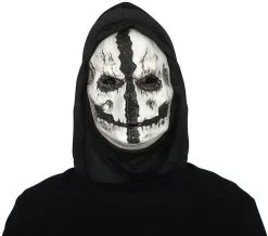 Halloween Masker Death Met Kap Plastic