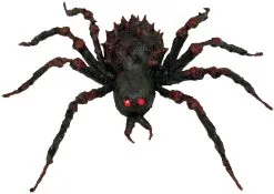 Halloween Spin Donkergroen Met LED - 90cm