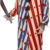 Halloweenkostuum Creepy Clown Rood-Blauw