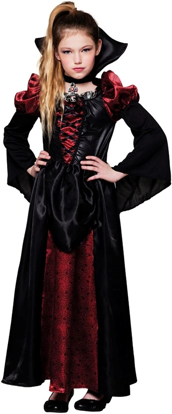 Halloweenkostuum Vampire Queen Voor Meisjes 1 Halloweenkostuum Vampire Queen Voor Meisjes