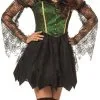 Heksenjurk Green Witch Luxe