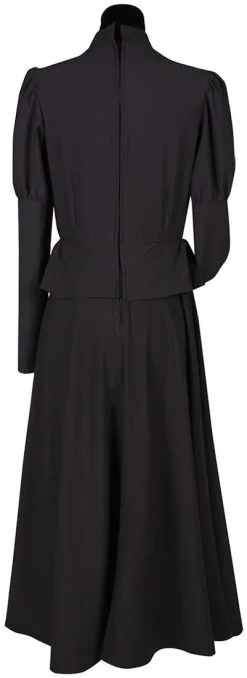 Heksenjurk Zwart Klassiek -Kostuum Winkel heksenjurk zwart klassiek achterkant