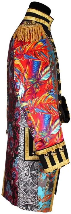 Heren Carnavalsjas Patchwork Mix-it Up -Kostuum Winkel heren carnavalsjas patchwork mix it up zijkant