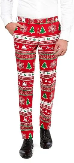 Herenkostuum OppoSuits Winter Wonderland -Kostuum Winkel herenkostuum opposuits winter wonderland broek