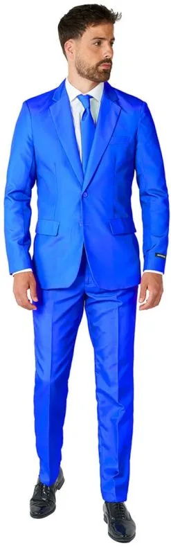 Herenkostuum Suitmeister Solid Blue
