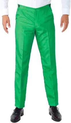 Herenkostuum Suitmeister Solid Green 10 Herenkostuum Suitmeister Solid Green -Kostuum Winkel herenkostuum suitmeister solid green broek