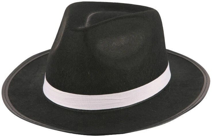 Hoed Al Capone Vilt Zwart 1 Hoed Al Capone Vilt Zwart