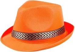 Hoed Funk Oranje -Kostuum Winkel hoed funk oranje product
