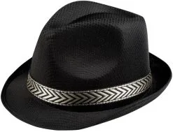 Hoed Funk Zwart -Kostuum Winkel hoed funk zwart product