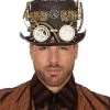 Hoed Steampunk Luxe Met Bril En Mijnlamp