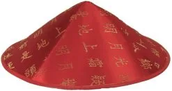 Hoed Vilt Chinees Rood