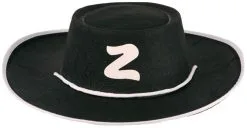 Hoed Zorro Vilt Zwart