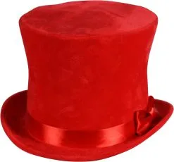 Hoge Hoed Flair Rood