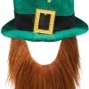 Hoge Hoed Leprechaun Met Baard - St. Patricks Day