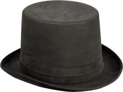 Hoge Hoed Steamtopper Grijs (High Quality)