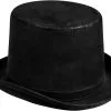 Hoge Hoed Steamtopper Zwart (High Quality)