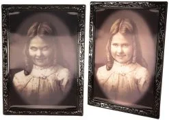 Holografisch Horror Schilderij Eng Meisje