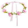 Hoofdband Met Roze Bloemen