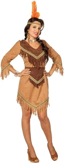 Indiaanse Dame Luxe Beige