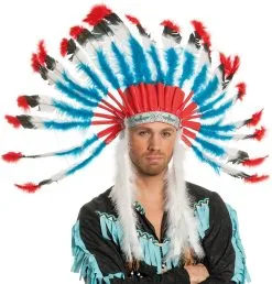 Indianentooi Blauw-Wit-Rood