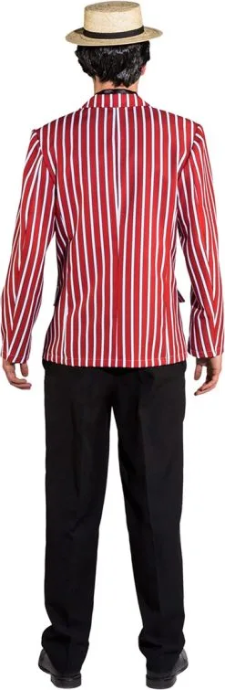 Jaren 20 Jasje Rood-Wit Voor Heren 5 Jaren 20 Jasje Rood-Wit Voor Heren -Kostuum Winkel jaren 20 jasje rood wit voor heren 3