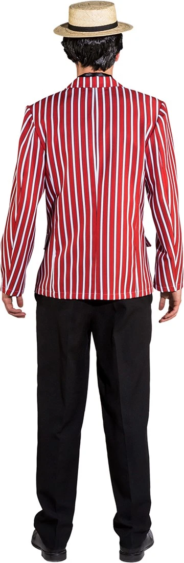 Jaren 20 Jasje Rood-Wit Voor Heren 3 Jaren 20 Jasje Rood-Wit Voor Heren - Afbeelding 3