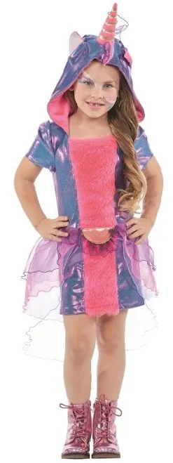 Jurkje Eenhoorn Paars-Roze Voor Meisjes