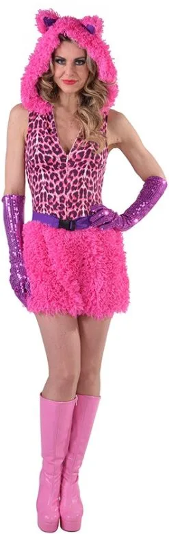 Jurkje Pink Kitty Voor Dames