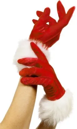 Kerst Handschoenen Kort Voor Dames