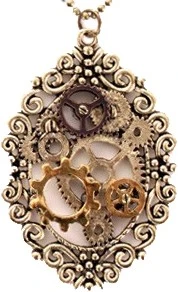 Ketting Steampunk Ovaal