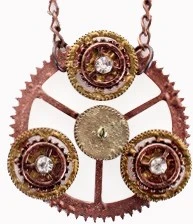 Ketting Steampunk Tandwielen