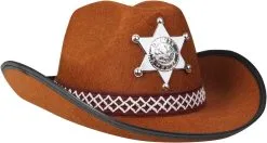 Kinder Cowboyhoed Sheriff Bruin