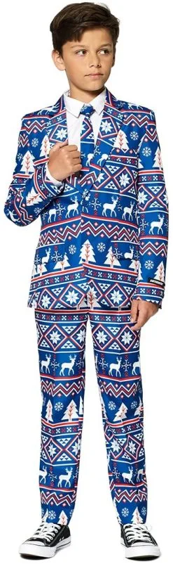 Kinderkostuum Suitmeister Christmas Blue Nordic