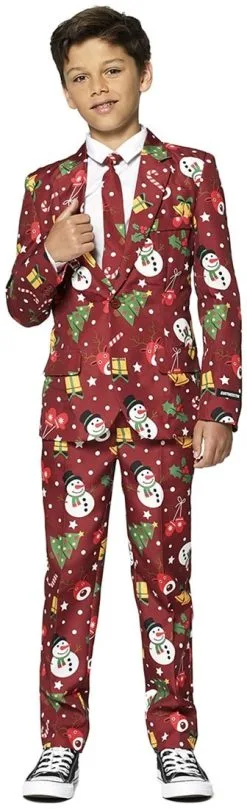 Kinderkostuum Suitmeister Christmas Red Icons - Light Up