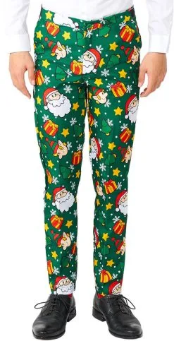 Kinderkostuum Suitmeister Santa Elves Green -Kostuum Winkel kinderkostuum suitmeister santa elves green broek