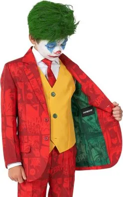 Kinderkostuum Suitmeister Scarlet Joker ™ -Kostuum Winkel kinderkostuum suitmeister scarlet joker colbert