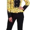 Korte Carnavalsjas Fantasy Smiley Voor Dames