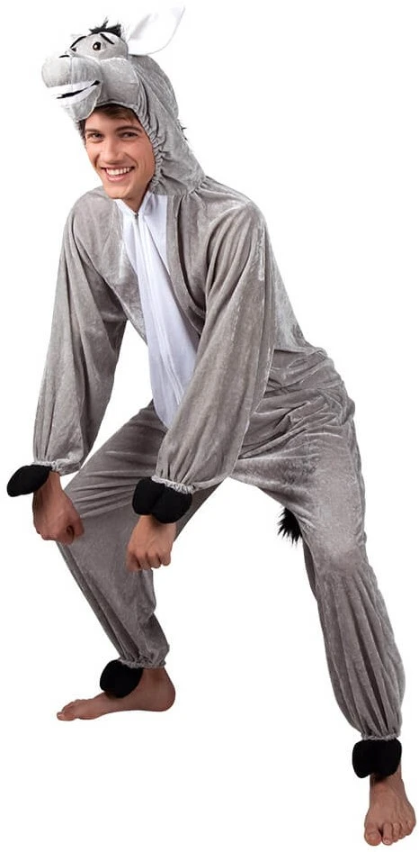 Kostuum Ezel Pluche 4 Kostuum Ezel Pluche - Afbeelding 4