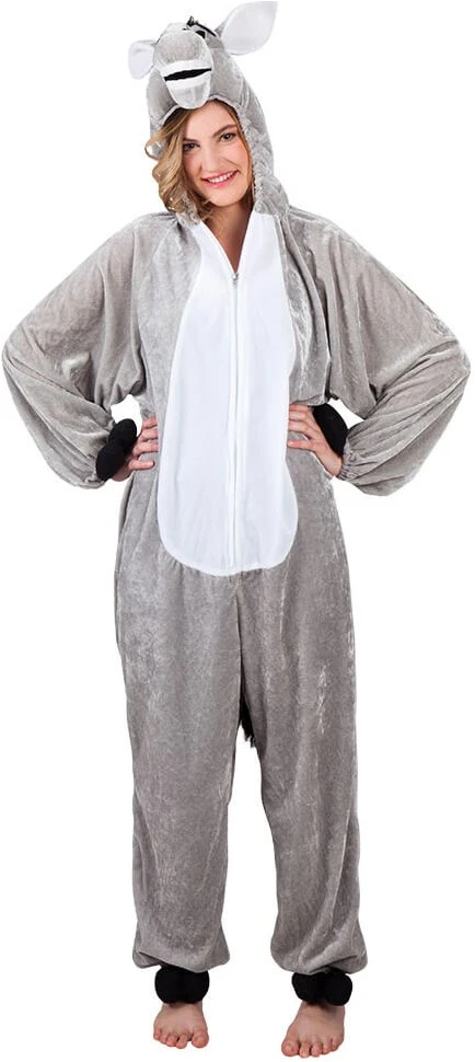 Kostuum Ezel Pluche 3 Kostuum Ezel Pluche - Afbeelding 3