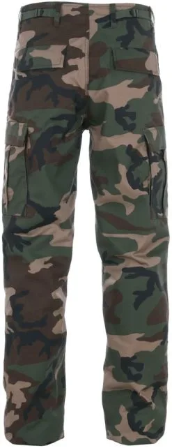 Leger Camouflagebroek -Kostuum Winkel leger camouflagebroek achterkant